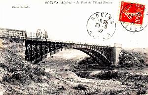 ROUINA - PONT SUR L'OUED ROUINA - 1909